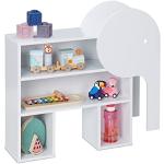 Reduzierte Weiße Relaxdays Bücherregale für Kinderzimmer aus MDF Breite 0-50cm, Höhe 0-50cm, Tiefe 0-50cm 