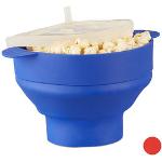 Blaue Relaxdays Popcornmaschinen & Popcorn-Maker  aus Kunststoff 