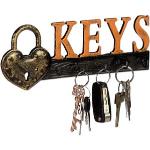 Braune Relaxdays Schlüsselbretter & Schlüsselboards aus Gusseisen 