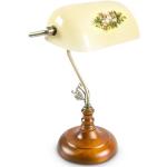 relaxdays Schreibtischlampe »Bankerlampe SHABBY gelb«