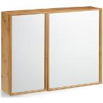 Braune Relaxdays Spiegelschränke aus Holz Breite 0-50cm, Höhe 0-50cm, Tiefe 0-50cm 
