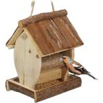 Relaxdays Vogelhäuser zum Aufhängen aus Holz 