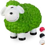 Reduzierte Grüne 44 cm Relaxdays Deko-Schafe aus Keramik wetterfest 