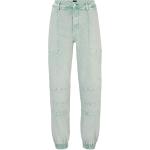 Hellgrüne Loose Fit HUGO BOSS BOSS Wide Leg Jeans & Relaxed Fit Jeans aus Denim für Damen Größe XXL 
