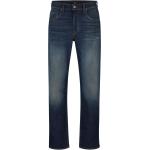Dunkelblaue Vintage HUGO BOSS BOSS Wide Leg Jeans & Relaxed Fit Jeans aus Baumwolle für Herren Weite 33, Länge 36 