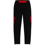Relaxed-Fit Jogginghose mit rotem Logo-Tape