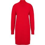 Rote Gestreifte HUGO BOSS BOSS Strickkleider aus Baumwollmischung für Damen Größe XS 