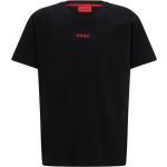 Schwarze HUGO BOSS HUGO Print-Shirts aus Baumwolle für Herren Übergrößen 