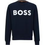 Dunkelblaue HUGO BOSS BOSS Nachhaltige Herrensweatshirts aus Baumwolle Größe 3 XL 