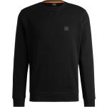 Schwarze HUGO BOSS BOSS Herrensweatshirts aus Baumwolle Größe 6 XL 