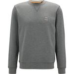 Hellgraue HUGO BOSS BOSS Bio Nachhaltige Herrensweatshirts aus Baumwolle Größe 4 XL für den für den Herbst 