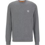 Hellgraue HUGO BOSS BOSS Nachhaltige Herrensweatshirts aus Baumwolle Größe 3 XL 