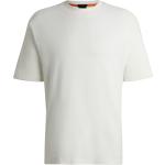 Weiße HUGO BOSS BOSS Nachhaltige T-Shirts aus Frottee für Herren Größe 3 XL 