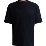 Dunkelblaue HUGO BOSS BOSS Nachhaltige T-Shirts aus Frottee für Herren Größe 3 XL 