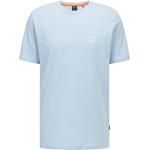 Reduzierte Hellblaue HUGO BOSS BOSS Bio Nachhaltige T-Shirts aus Jersey für Herren Größe 6 XL für den für den Sommer 