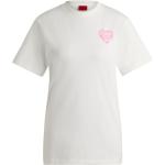 Weiße HUGO BOSS HUGO Nachhaltige T-Shirts aus Jersey für Damen Größe XS 
