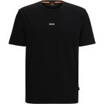 Schwarze HUGO BOSS BOSS Nachhaltige T-Shirts aus Baumwollmischung für Herren Größe 3 XL 