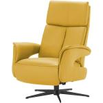 Gelbe Möbel Kraft Relaxsessel Leder aus Leder Breite 50-100cm, Höhe 100-150cm, Tiefe 50-100cm 