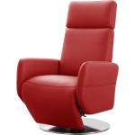 Rote Sit & More Ledersessel aus Leder Breite 50-100cm, Höhe 100-150cm, Tiefe 50-100cm 