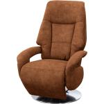 Braune Sit & More Relaxsessel aus Textil Breite 50-100cm, Höhe 100-150cm, Tiefe 50-100cm 