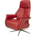 Reduzierte Rote Möbel Kraft Ledersessel aus Leder Breite 50-100cm, Höhe 100-150cm, Tiefe 50-100cm 