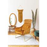 Reduzierte Goldene Norrwood Relaxsessel aus Textil Breite 50-100cm, Höhe 100-150cm, Tiefe 50-100cm 
