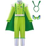 Grüne Alien-Kostüme aus Polyester für Kinder 