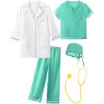 Reduzierte Grüne Arzt-Kostüme aus Polyester für Kinder 