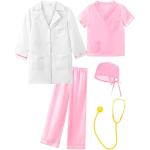 Reduzierte Pinke Arzt-Kostüme aus Polyester für Kinder 