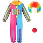 Reduzierte Bunte Clown-Kostüme & Harlekin-Kostüme aus Polyester für Kinder 