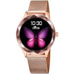 Reduzierte Goldene Lotus Uhrenarmbänder mit Digital-Zifferblatt mit Roségold-Armband für Herren 