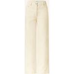 Weiße Gestreifte Remain Marlenehosen aus Baumwollmischung für Damen Größe S 