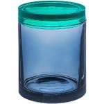 Blaue Remember Vorratsdosen aus Glas mit Deckel 