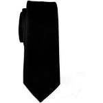 Schwarze Unifarbene Krawatten-Sets aus Samt für Damen Einheitsgröße 