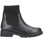 Reduzierte Schwarze Remonte Ankle Boots & Klassische Stiefeletten aus Leder für Damen Größe 37 