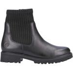 Reduzierte Schwarze Remonte Ankle Boots & Klassische Stiefeletten aus Leder für Damen Größe 39 
