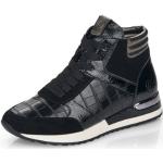 Schwarze Remonte High Top Sneaker & Sneaker Boots aus Leder für Herren Größe 37 