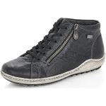 Reduzierte Schwarze Remonte High Top Sneaker & Sneaker Boots mit Reißverschluss in Breitweite aus Leder für Damen Größe 39 