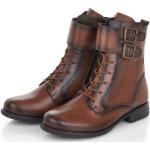 Braune Remonte Ankle Boots & Klassische Stiefeletten aus Glattleder für Damen Größe 37 
