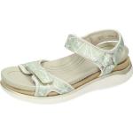 Reduzierte Mintgrüne Remonte Outdoor-Sandalen mit Riemchen aus Textil für Damen für den für den Sommer 