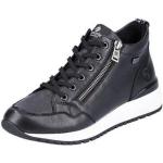 Reduzierte Schwarze Remonte High Top Sneaker & Sneaker Boots mit Reißverschluss aus Leder für Damen Größe 42 