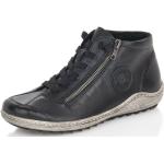 Reduzierte Schwarze Remonte High Top Sneaker & Sneaker Boots mit Reißverschluss in Normalweite aus Leder leicht Größe 38 