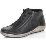 Reduzierte Schwarze Remonte High Top Sneaker & Sneaker Boots mit Reißverschluss in Normalweite aus Leder leicht für Damen 