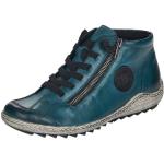 Petrolfarbene Remonte High Top Sneaker & Sneaker Boots mit Reißverschluss in Normalweite aus Leder Leicht für Damen Größe 43 