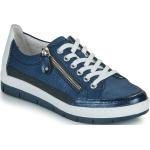 Marineblaue Remonte Low Sneaker für Damen Größe 38 mit Absatzhöhe bis 3cm 
