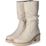 Beige Remonte Runde Blockabsatz Ankle Boots & Klassische Stiefeletten aus Leder für Damen 