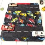 Rennauto-Spielzeugträger - Stoff-Geldbörse Für Kleine Spielzeugautos Personalisiertes Geschenk Jungen/Kinder Zusammenklappbarer Autoträger