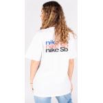 Reduzierte Weiße Nike Repeat T-Shirts aus Baumwolle für Damen Größe M 