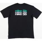 Reduzierte Schwarze Nike Repeat T-Shirts aus Baumwolle für Herren Größe M 