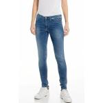 Reduzierte Replay Luz Slim Fit Jeans aus Denim enganliegend für Damen 